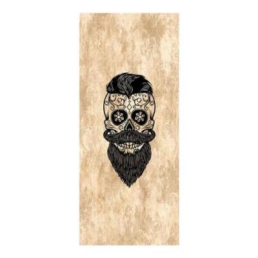 Imagem de Adesivo Decorativo de Porta - Caveira Mexicana - 2538cnpt - Allodi