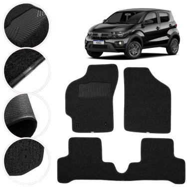 Imagem de Tapete Kapazi Automotivo Fiat Mobi 2017 Em Diante Preto