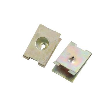 Imagem de uxcell 50 peças 19 x 12 x 6 mm Spring U-Type Clipes Speed Nuts para painel de carro Fender
