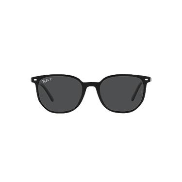 Imagem de Ray-Ban Óculos De Sol Elliot Square Rb2197, Preto/Preto Polarizado, 54 Mm