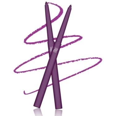Imagem de Wavuketu Delineador roxo à prova d'água delineador roxo escuro para mulheres delineador de gel roxo retrátil de longa duração à prova de manchas hipoalergênico (nº 09)