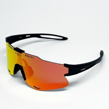 Imagem de Óculos de Sol Ciclismo Corrida Beach Tennis EVOXY Raizon Air Masculino Feminino Preto Vermelho-Unissex