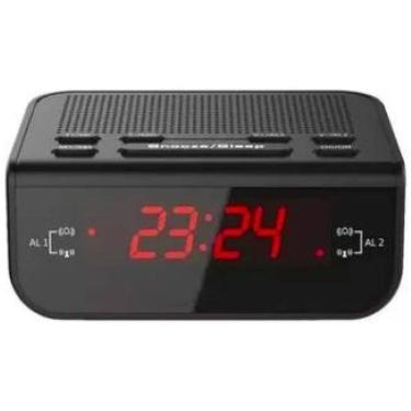 Imagem de Rádio Digital De Cabeceira Despertador Visor Lcd