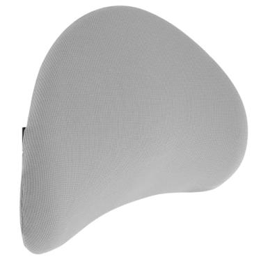 Imagem de Almofada de suporte lombar para assento de carro, almofada de suporte lombar macia, almofada ergonômica para assento de carro, almofada lombar de espuma viscoelástica com capa removível para dirigir,