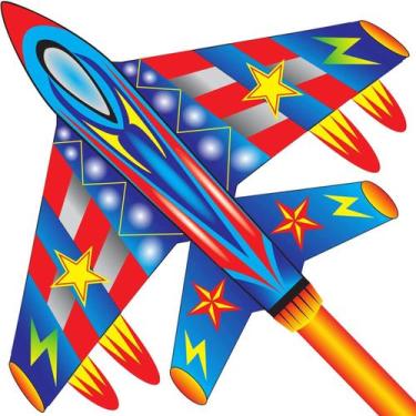 Imagem de Avião grande Kite Flerigh para crianças de 8 a 12 anos e adultos, fáci