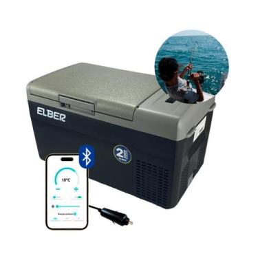 Imagem de Geladeira Portátil P/Pesca 20 Litros 12v/24v Elber