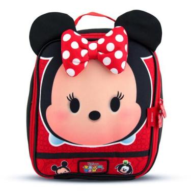 Imagem de Lancheira Disney Minnie Mouse Menina Escolar Infantil Feminina, Único,