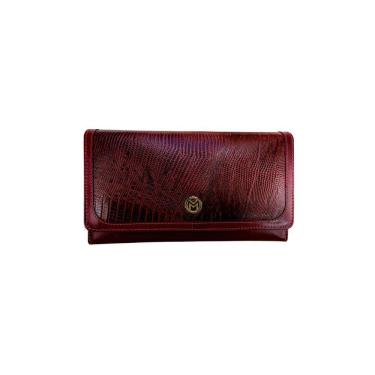 Imagem de Carteira Feminina Grande Couro Mariart 113 Vermelho