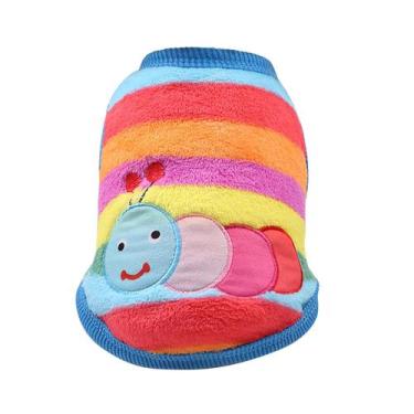 Imagem de Cão bonito gato filhote de cachorro roupas camisola camisa pequena fil