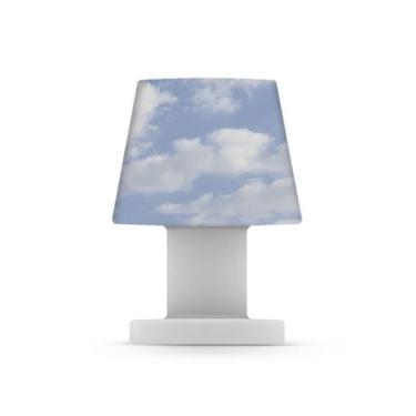 Imagem de Luminária Abajur de Mesa Pequena Nuvens