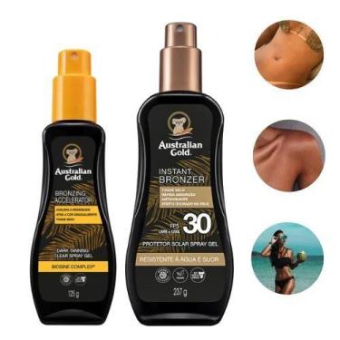 Imagem de Kit Australian Gold Protetor Solar Spray Accelerator