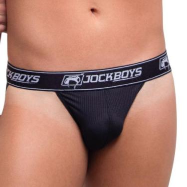 Imagem de Jockstrap Dry Fit de Poliamida Preta Jock Boys, 46
