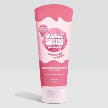 Imagem de Sabonete Esfoliante Crocante Dailus Sweet Skin Ice Cream 200ml