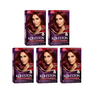 Imagem de Coloraçao Koleston 4446 Borgonha Vibrante - Kit C/5Un