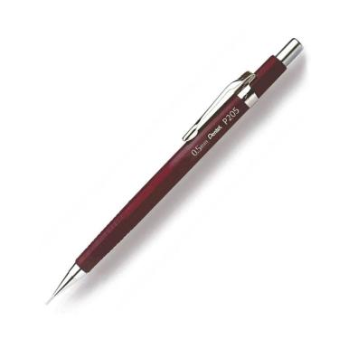 Imagem de Lapiseira 0.5mm P205 Japonesas Ebitchá Vermelho - Pentel