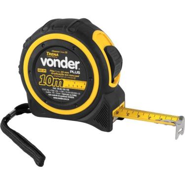 Imagem de Trena Curta De Aço 10 M X 25 Mm Vonder Plus