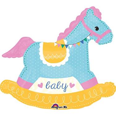 Imagem de Balões de alumínio amscan International 3424301/Forma: chá de bebê balanço Ho