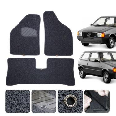 Imagem de Tapete Capacho Carro para Fiat Uno 85 86 87 a 12 13 Kit Inteiriço Linh