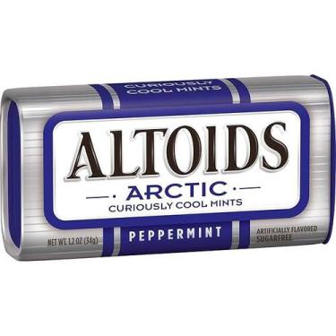 Imagem de Pastilhas Altoids Arctic Sabor Hortelã Pimenta Ártica - 34g