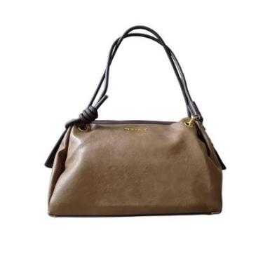 Imagem de Bolsa feminina média bicolor zíper duplo Pavão de Ouro-Feminino