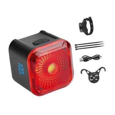 Imagem de Dynwave Lanterna traseira inteligente para bicicleta com 6 modos de iluminação, luz traseira para bicicleta para deslocamento diário