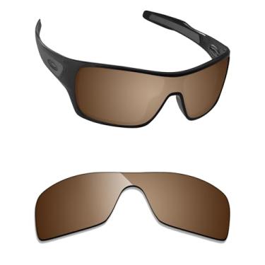 Imagem de Alphax Lentes de reposição marrom escuro não polarizadas para óculos de sol Oakley Turbine Rotor OO9307