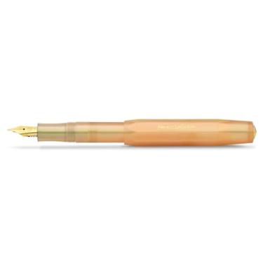 Imagem de Kaweco COLECTION Caneta-tinteiro premium de pérola de damasco com ponta de aço para cartuchos de tinta - Caneta-tinteiro esportiva 13 cm - Ponta: B (larga)