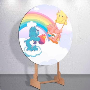 Imagem de Painel Decoração Infantil Redondo Ursinhos Fofinhos Capas De Festa Est
