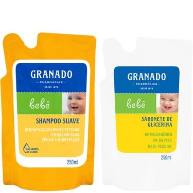 Imagem de Kit Shampoo + Sabonete Líquido Granado Tradicional Bebê