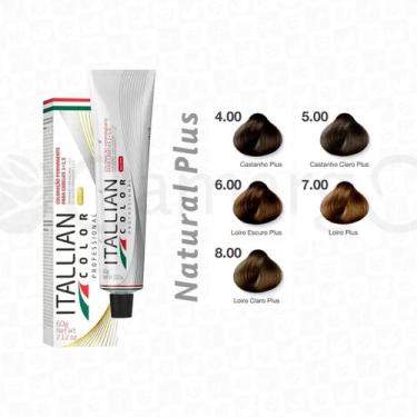 Imagem de Coloração natural plus Itallian e oxidante 90ml - Itallian Hairtech