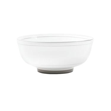 Imagem de Pratos de cor sólida de cerâmica sob o esmalte tigela de sopa de personalidade requintada