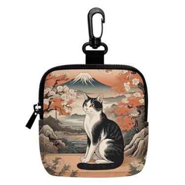 Imagem de Porta-chaves mini porta-moedas, bolsa multifuncional para chaves, moedas, fone de ouvido, batom, 1, LCS multicolorido 28749, Tendência