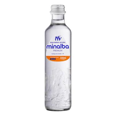 Imagem de AGUA MINERAL MINALBA PREMIUM COM GÁS 300ML