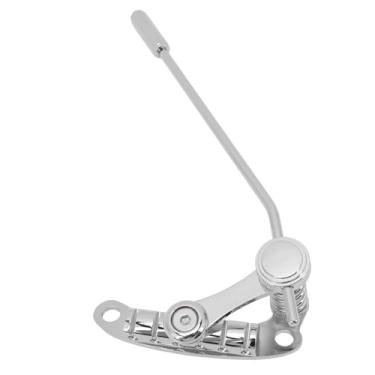 Imagem de Acouto Arremate de Ponte Vibrato de Guitarra Elétrica Premium - Barra de Parada de Tremolo de Liga de Zinco e Guitarras - Multifuncional e Fácil de Instalar Sua e Tocabilidade (Prata)