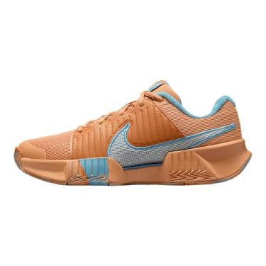 Imagem de Nike Zoom Challenge Tênis feminino Pickleball (FQ4155-802, lua cobre/monarca/jeans turquesa/azul gelo), Lua de cobre/monarca/jeans turquesa/azul gelo, 37 BR