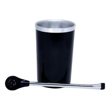 Imagem de 2X Copo Cuia Térmico Alumínio Bomba Inox Erva Mate Tereré 34