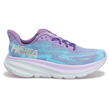 Imagem de HOKA ONE ONE Tênis feminino de cano baixo, Giz violeta pastel lilás, 41
