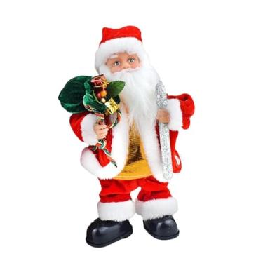 Imagem de Sclmgo Papai Noel Elétrico de Brinquedo, Enfeite de Natal Dançante, Figura Musical Interativa, Material PP, Decoração Divertida para Festas de Natal, Ideal P, Leve O Presente, Tamanho real