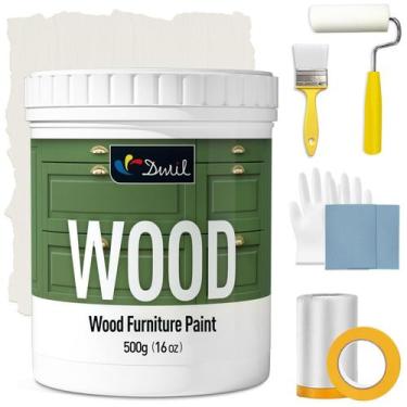 Imagem de Paint DWIL Matte Finish Wood Mobiliário 500g Branco Marfim