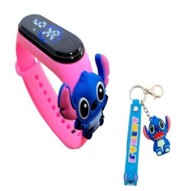 Imagem de Chaveiro Relógio Stitch Infantil Touch Resistente à Água-r - SMACTUDO