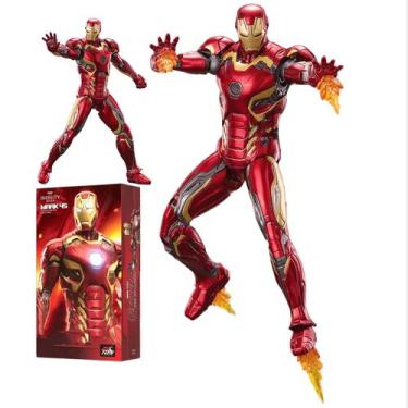 Imagem de Boneco de ação LonullyMege Ironman Mark 45 18 cm, escala 1/10