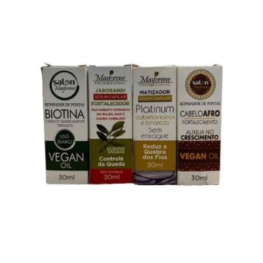 Imagem de Óleo de Nutrição Reparador de Pontas Cabelos Com Brilho Sérum Capilar 