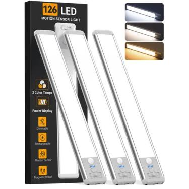 Imagem de Iluminação sob o gabinete: sensor de movimento sem fio ZioeYiue, 38 cm