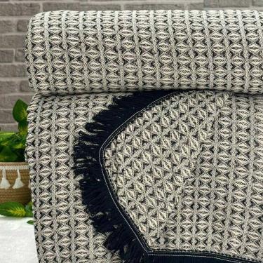 Imagem de Manta Para Sofá Rubi King 260cm X 250cm Preto-cru