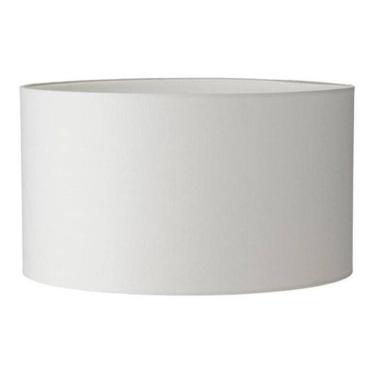 Imagem de Cúpula Para Abajur Luminária De Chão Tecido 40X40X28 Branco