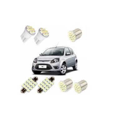 Imagem de Kit Led Ford Ka 97-03 Blue Lion - Farolete, Teto e Ré, Placa