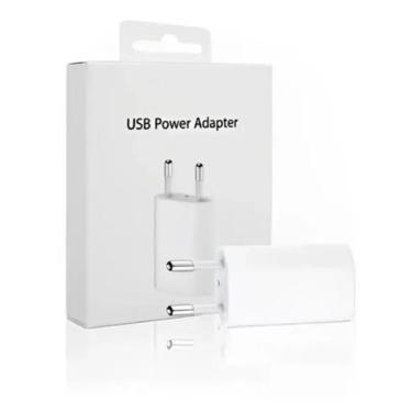 Imagem de Fonte Carregador 5W USB Compatível com iPhone5,6,6s,7,8,Plus,11,XS,Max
