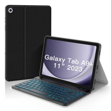 Imagem de Capa de teclado JUQITECH para Samsung Galaxy Tab A9+ 11" 2023