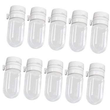 Imagem de Kokiya Conjunto de 10 frascos conta pequenos para amostras de 2ml, ideais para viagem, perfeitos para óleo capilar, tônico e produtos de higiene