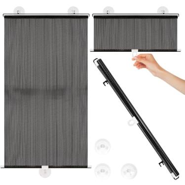 Imagem de Persianas de rolo para janelas internas, ventosa blackout retrátil para janelas internas e para-brisas de carro